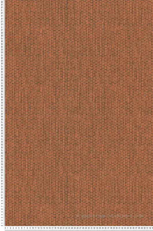 Soldes Papier peint Tissage Natté rouge et noir - Hygge d‘A.S. Création Réf. SP15751