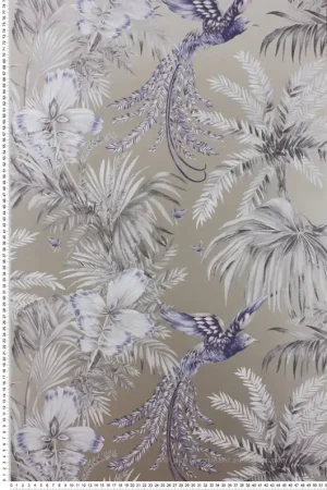 Prix Cassé Papier peint Oiseaux Tropicaux violet et doré - The Wallpaper Collection de Matthew Williamson Réf. OSB-W6655-05