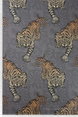 Papier peint Tigre Mandala marron et doré - The Wallpaper Collection de Matthew Williamson Réf. OSB-W6542-01 Jusqu'à Épuisement Des Stocks