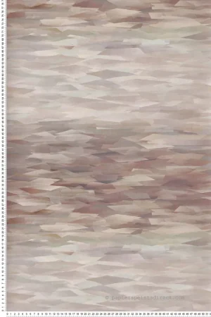 Papier peint Géométrique Prisme rose - Willow d‘Initiales Réf. INI-00815103 Vente Flash