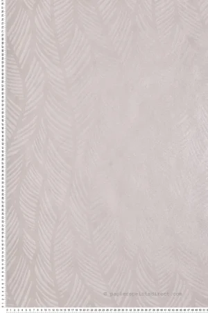 Papier peint Palme Perlée gris rosé irisé - Willow d‘Initiales Réf. INI-00814904 Top Vente