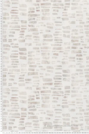 Papier peint Tacheté Relief beige - Willow d‘Initiales Réf. INI-00814504 Expédition Rapide