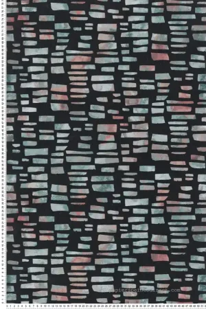Meilleur Choix Papier peint Tacheté et Velours vert et rouge - Willow d‘Initiales Réf. INI-00814502