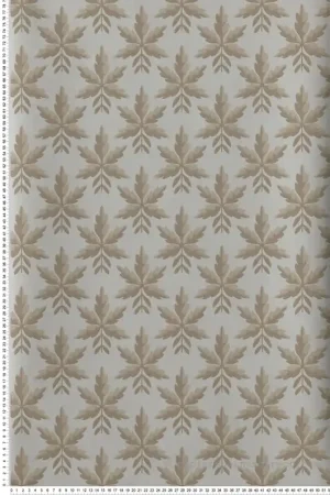 Seulement Aujourd'hui Papier peint feuilles Clutterbuck Hessian - National Trust Papers de Little Greene Réf. 0245CLHESSI