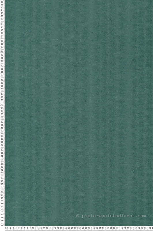 Papier peint Faux uni Vera vert émeraude - Idylle (Tenue de Ville) de Casadéco Réf. IDYL83887507 Offre Limitée