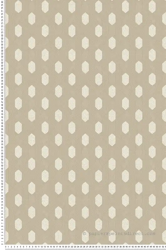 Papier peint ethnique Graphique tacheté taupe/nacre - Tribeca de Montecolino Réf. MC-36973-7 Nouvel Arrivage