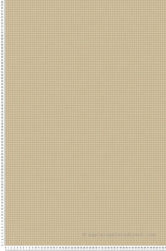 Affaire À Saisir Papier peint motif Vichy beige - Miniatures de Lutèce Réf. LTC-G67876
