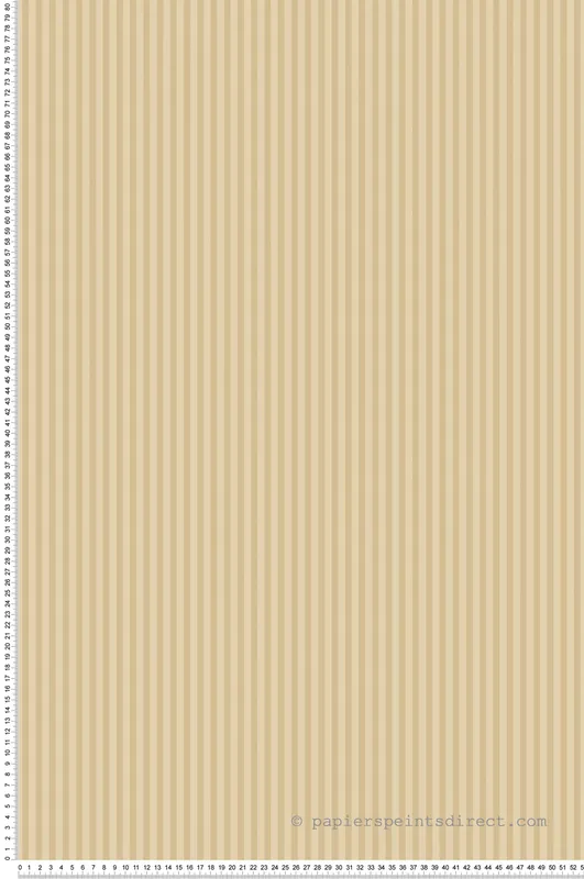 Top Vente Papier peint Rayures bicolores beige - Miniatures de Lutèce Réf. LTC-G67911