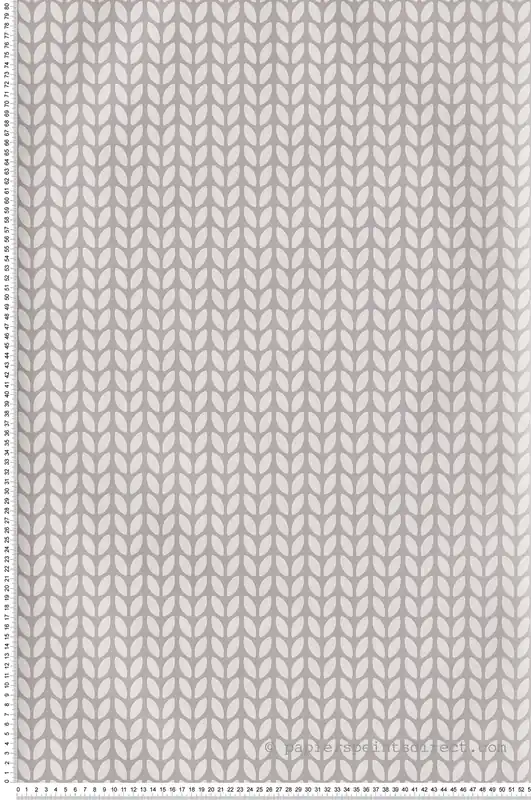 Bon Marché Papier peint graphique Simplicity gris - Hygge de Casélio HYG100551221