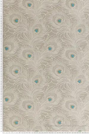 Promotion Saisonnière Papier peint Carlton House Terrace Pompon - London Wallpapers V de Little Greene Réf. 0256CTPOMPO