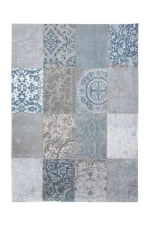 Tapis Patchwork Bruges Blue Commander Vite