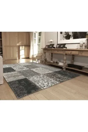 Tapis Patchwork Black and White Offre Exclusive