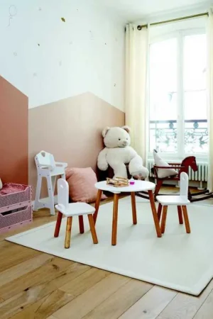 Tapis sur mesure Pavillon Stardust Design blanc cassé 16- Finition Gansé Offre Spéciale