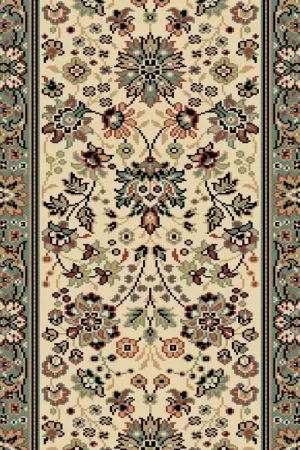 Moquette passage d‘escalier - Motif vert et beige Usine Directe