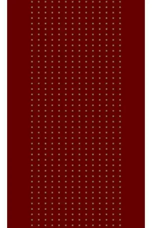 Moquette passage d‘escalier - Coloris rouge à points beige Usine Directe