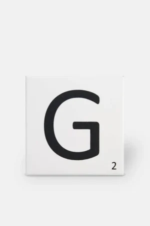 Authentique Carrelage scrabble lettre G 10 x 10 cm - LE0804007