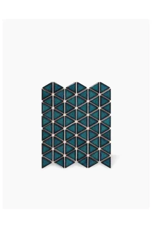 Achetez Aujourd'hui Carrelage Losange Sur Maille - Bleu Vert - 26x30cm - FV2702215