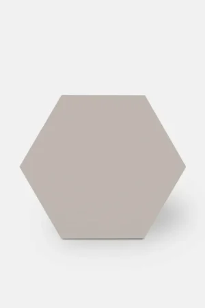 Achetez Aujourd'hui Carrelage uni hexagonal gris en grès cérame de 10 mm d‘épaisseur - ME9507016