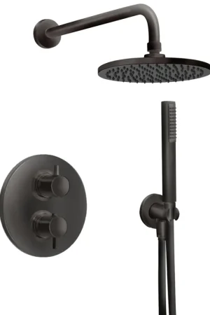 Xenz Duero - Ensemble de douche encastré NOIR MAT Quantité Limitée