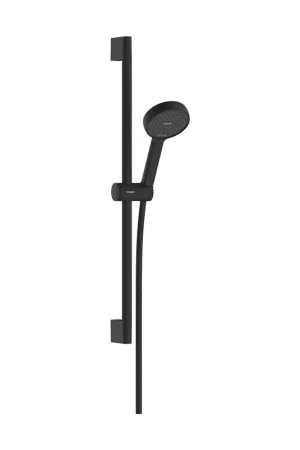 Affaire À Saisir Hansgrohe Activera S ensemble de douche 95 - 2 jets - EcoSmart unica - avec barre coulissante 65cm - noir mat