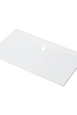 ZEZA Selva Receveur de douche - 180x90x4cm - Rectangulaire - acrylique - blanc brillant Quantité Limitée