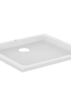 Vente Flash Ideal Standard Hotline new Receveur de douche 90x80x8cm 90cm rectangulaire Matière synthétique Blanc