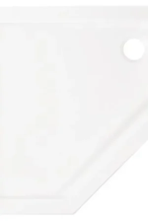 Wisa Malaga receveur de douche en acrylique pentagonal 100x100x3,5cm blanc Acheter En Ligne
