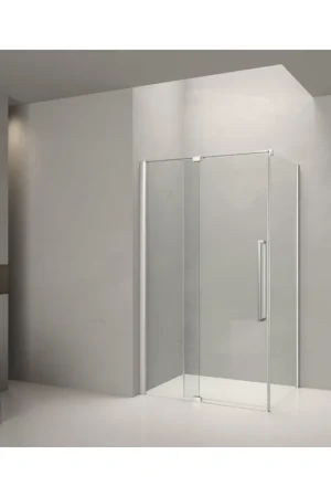 Affaire À Saisir Aqua Vista Taviano Cuadra Paroi latérale - 120x200cm - incl. kit de montage - acier inoxydable brossé