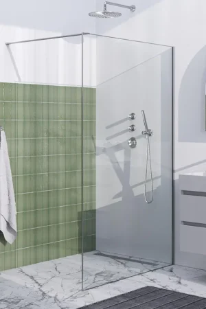 Vente Flash Brauer Season Douche à l‘italienne - 120x200cm - verre clair avec cadre - Inox
