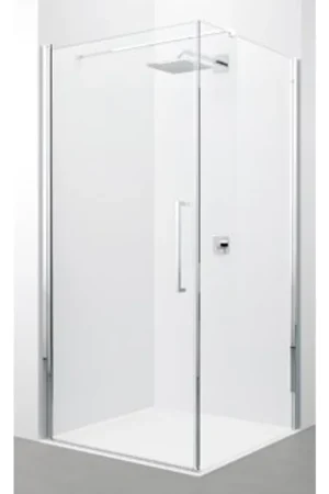 Achat Immédiat Novellini Young 2.0 FG paroi latérale 67/69x200cm pour porte pivotante G et porte pliante 2GS avec profilé chrome mat et verre transparent