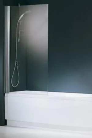 Affaire À Saisir Novellini Aurora 1 paroi de baignoire pliante 1 pièce 80x150cm chrome/transparente