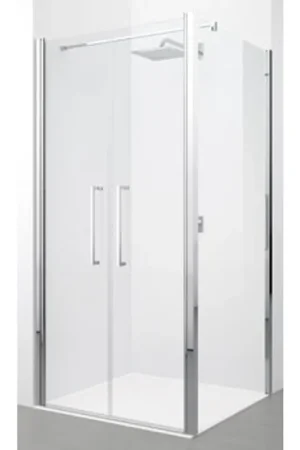 Achetez Aujourd'hui Novellini Young 2.0 F2B paroi latérale 99/101x200cm avec profilé chrome mat et verre transparent
