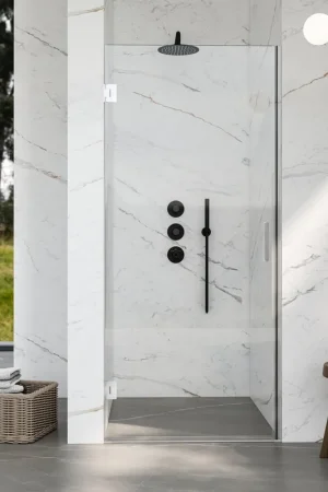 Achat Immédiat Marenza Neptune 5000 Porte de douche - 85x200cm - verre de sécurité sans profil - anti-calcaire - chrome