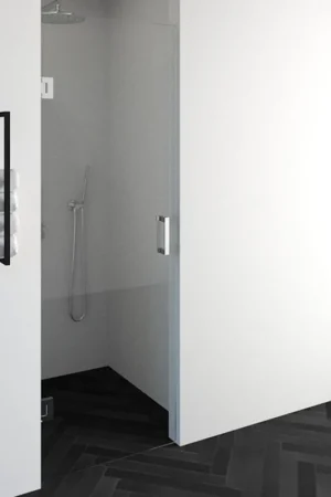 Acheter En Ligne BRAUER Crée Porte de douche - 70x200cm - sans profil - anti-calcaire - verre de sécurité 8mm - chrome brillant