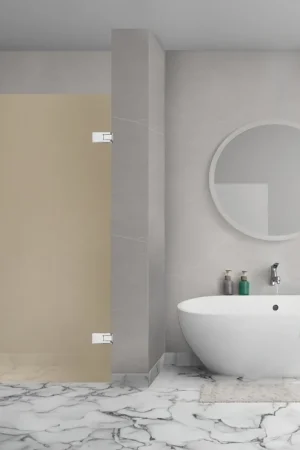 Aqua Vista Galatina Porte de niche - 100x200cm - kit de montage non incluse - verre champagne Réduction