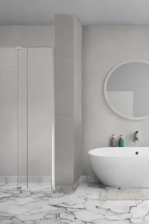 Aqua Vista Taviano Linea porte de niche - 110x200cm - kit de montage incluse - acier inoxydable brossé Prix Choc