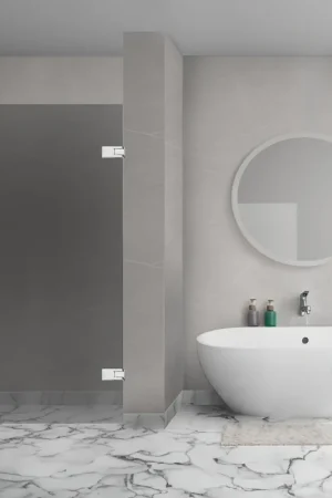 Aqua Vista Galatina Porte de niche - 60x200cm - kit de montage non comprise - verre fumé Bon Plan