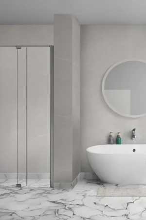 Aqua Vista Taviano Linea porte de niche - 100x200cm - kit de montage incluse - gunmetal Produit De Marque