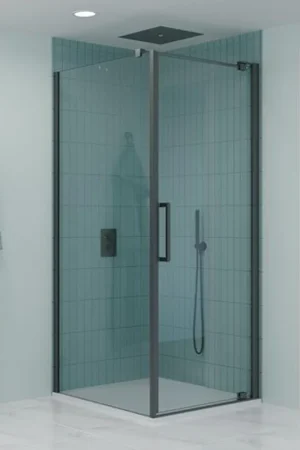 Acheter Direct Crosswater Optix Porte pivotante - 90cm - Gunmetal