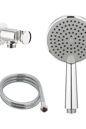Vente Flash Crosswater Ethos Douchette - 10,5 cm - avec bras mural - chrome