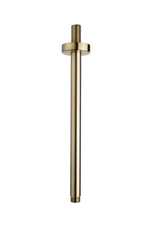 Wiesbaden UniMatch bras de douche avec fixation plafond 30 cm laiton brossé PVD Meilleur Prix