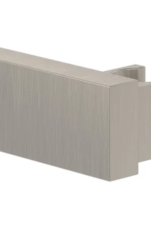 Villeroy & Boch Universal Showers Support de douchette à main pour montage mural Angulaire - Nickel brossé mat (Inox) Meilleur Choix