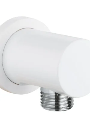Achetez Aujourd'hui GROHE Rainshower Coude de raccord mural - rosace ronde - blanc