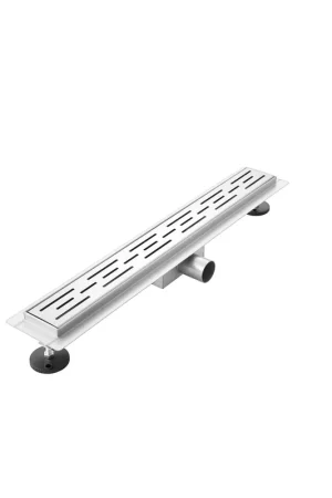 Adema Ralo caniveau de douche - 80cm - avec grille - avec rebord de scellement - acier inoxydable brossé Achetez Aujourd'hui