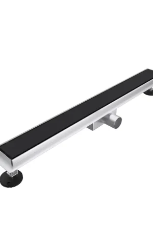 Acheter En Ligne Fortifura Galeria Caniveau de douche - 120cm - grille fermée - avec bride de sol - Noir mat