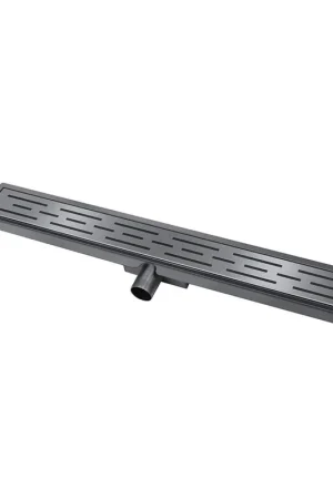 Affaire À Saisir Wiesbaden Caniveau de douche avec bride et grille 70 x 7 cm gunmetal PVD