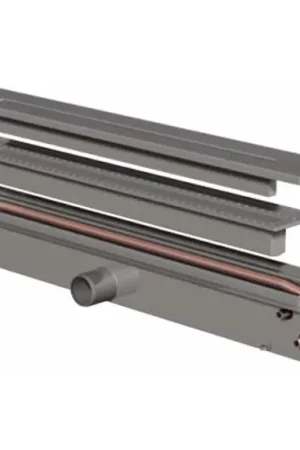 Aco Showerdrain wtw caniveau de douche 90x12cmhauteur 120mraccord droit inox Achat Immédiat