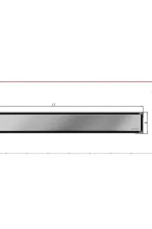 Aco Showerdrain c colours caniveau de douche 785mm H=92 bride de sol grille noir Pas Cher