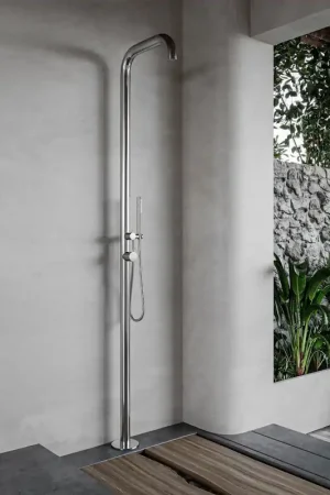 Fortifura Outdoor Original Colonne de douche de jardin avec douchette inox brossé Offre Spéciale