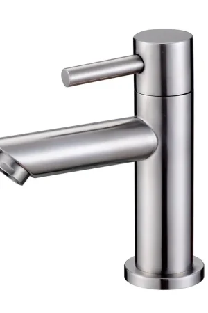 Wiesbaden Imola Robinet de lave-mains inox 304-Imola 1/2" avec bec droit Achat Immédiat